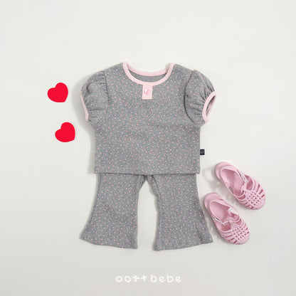 [PRE-ORDER] Lovely Eyelet Top Bottom Set