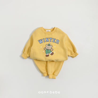 [PRE-ORDER] Winter Bear Top Bottom Set