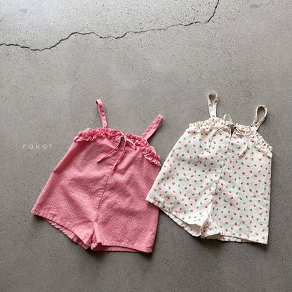 [PRE-ORDER] Ruffle Strap Romper
