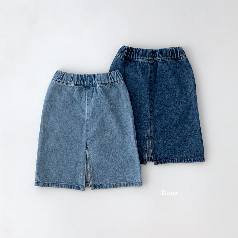 [PRE-ORDER] Half Open Denim Skirts