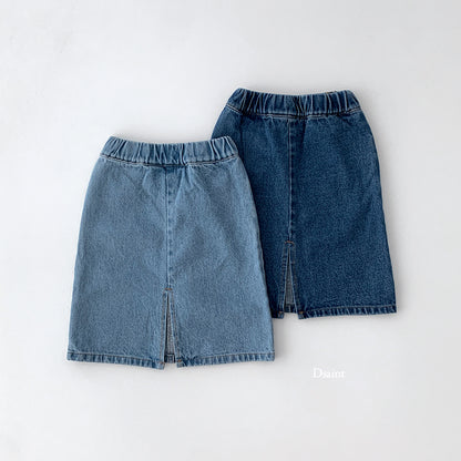 [PRE-ORDER] Half Open Denim Skirts