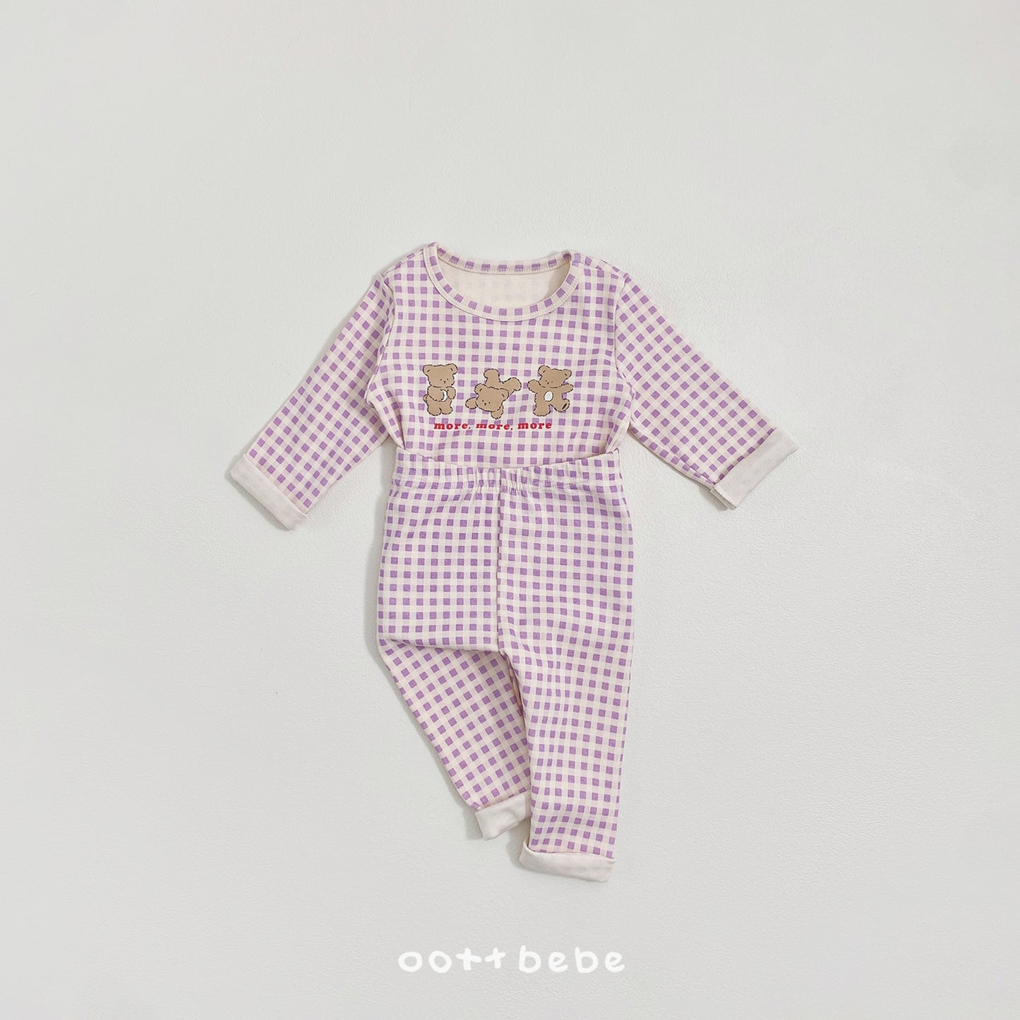 [PRE-ORDER] Check Bear Home Wear Set