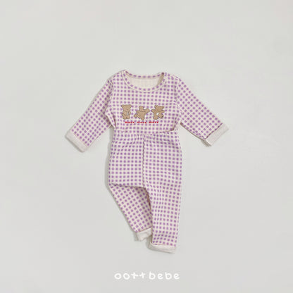 [PRE-ORDER] Check Bear Home Wear Set