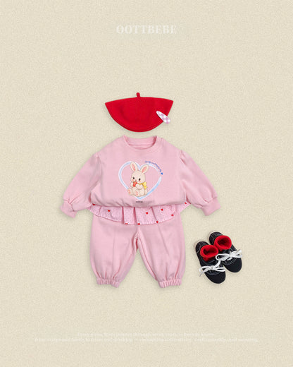 [PRE-ORDER] Cute Rabbit Top Bottom Set