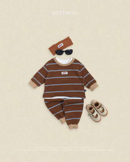 [PRE-ORDER] Rookie Stripe Top Bottom Set