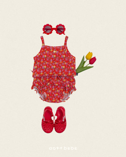 [PRE-ORDER] Flower Pleats Baby Set