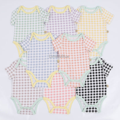 [PRE-ORDER] Summer Check Check Body Suit