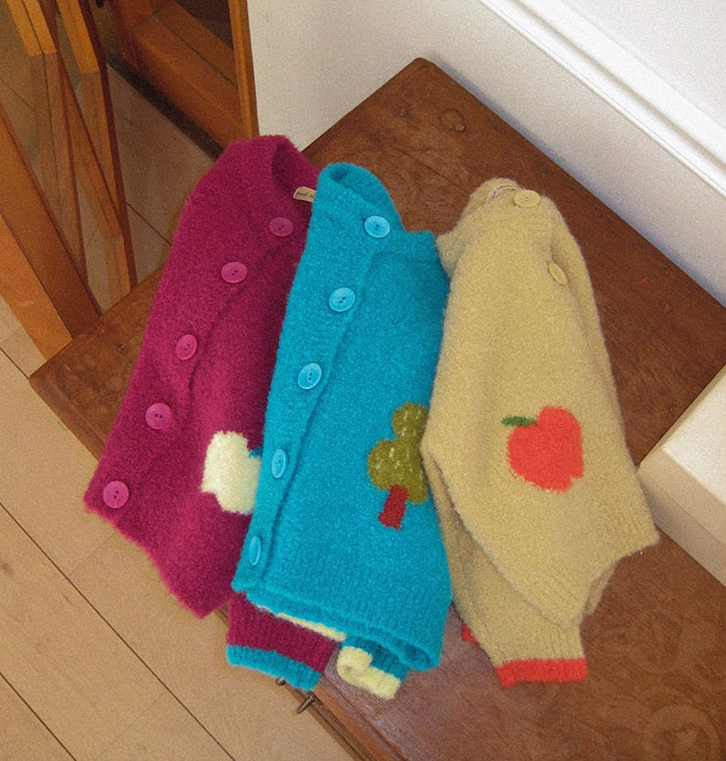 [PRE-ORDER] Apple Tree Sweater Cardigan