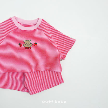 [PRE-ORDER] Strawberry Choco Top Bottom Set