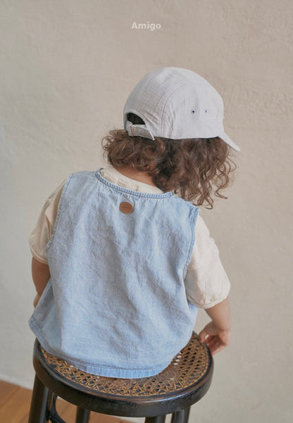 [PRE-ORDER] Round Denim Vest