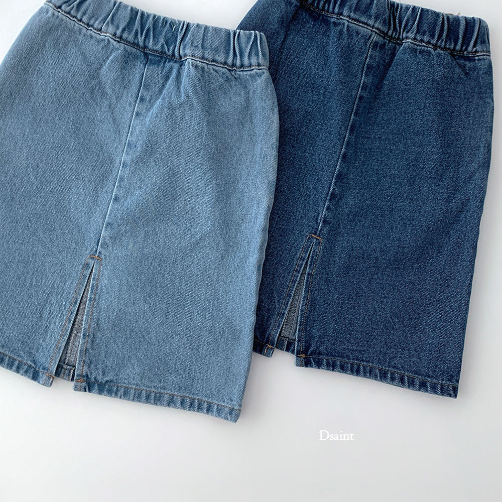 [PRE-ORDER] Half Open Denim Skirts