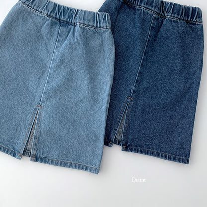 [PRE-ORDER] Half Open Denim Skirts