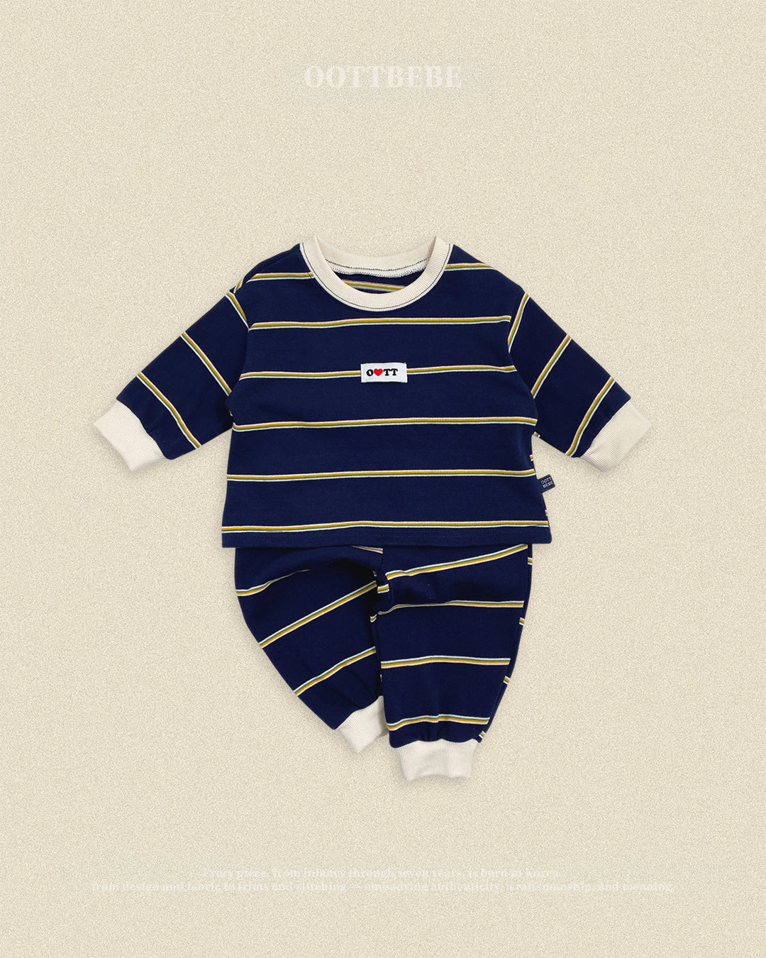 [PRE-ORDER] Rookie Stripe Top Bottom Set