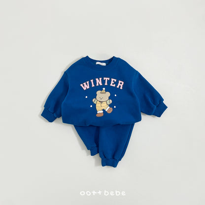 [PRE-ORDER] Winter Bear Top Bottom Set