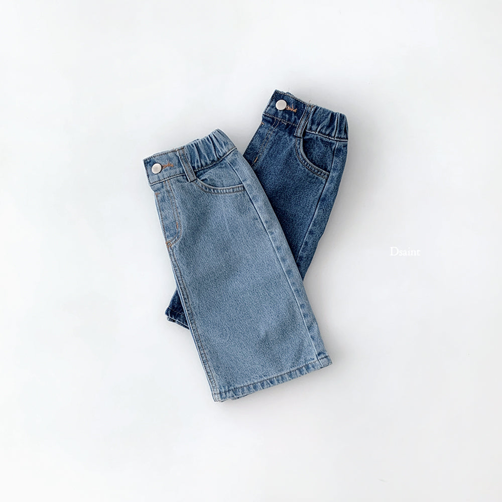 [PRE-ORDER] Half Open Denim Skirts