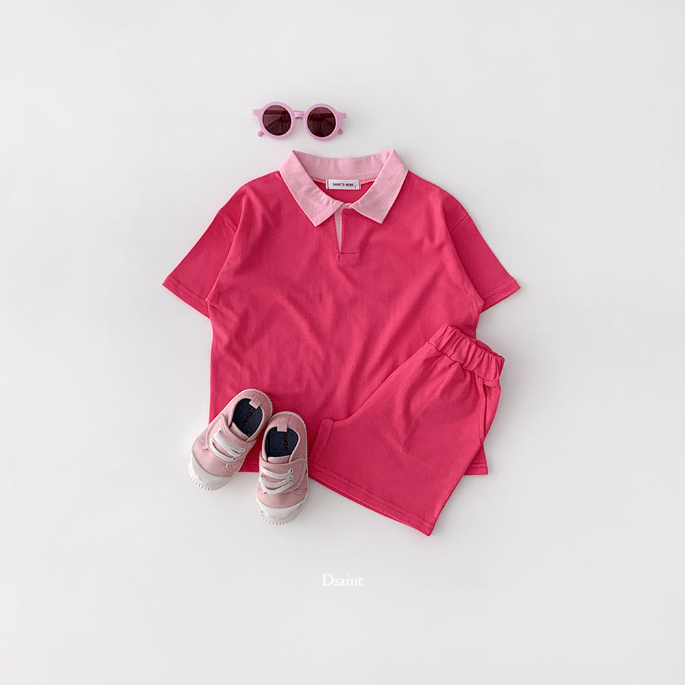 [PRE-ORDER] Ping Pong Collar Top Bottom Set
