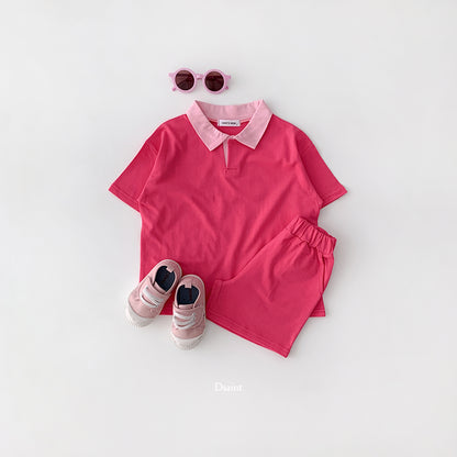 [PRE-ORDER] Ping Pong Collar Top Bottom Set