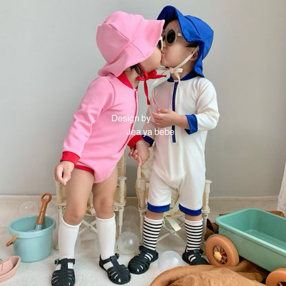 [PRE-ORDER] Vanilla Swim Suit + Hat Set
