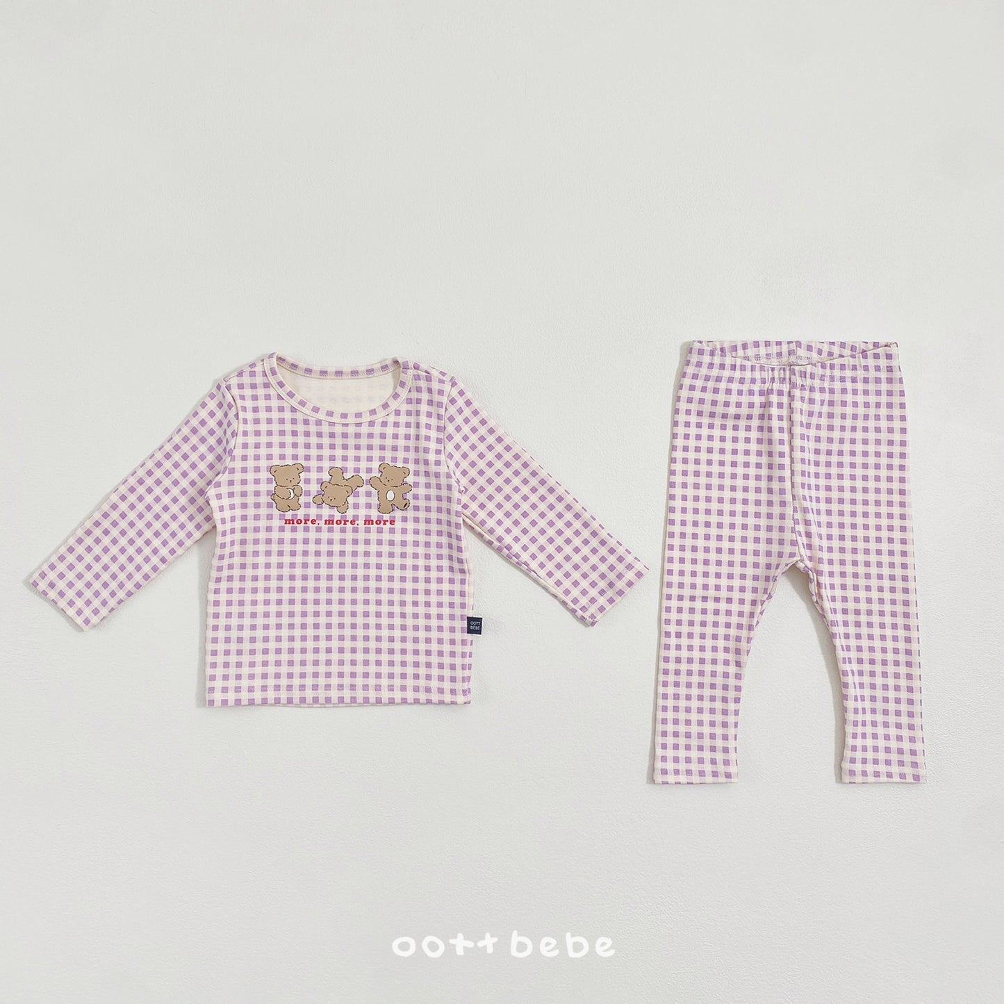 [PRE-ORDER] Check Bear Home Wear Set
