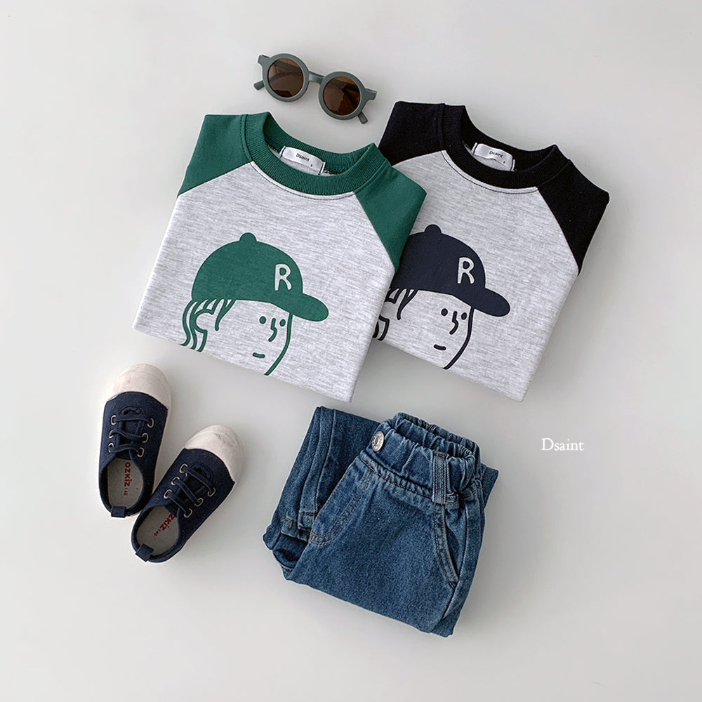 [PRE-ORDER] Cap Boy Raglan Sweatshirts