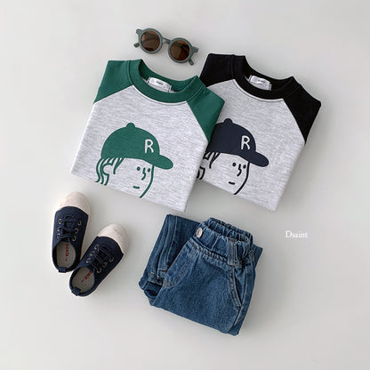 [PRE-ORDER] Cap Boy Raglan Sweatshirts