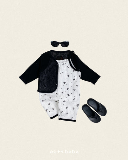 [PRE-ORDER] Ribbon Lace Overalls