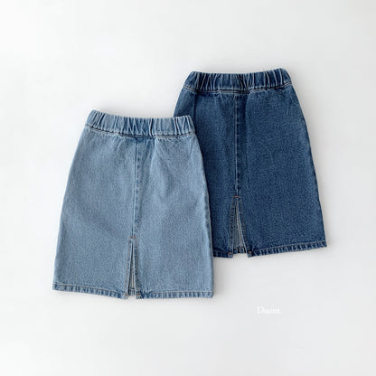 [PRE-ORDER] Half Open Denim Skirts