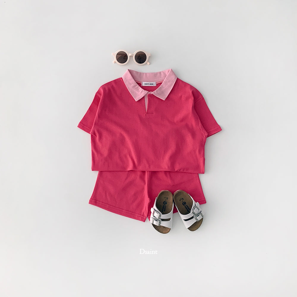 [PRE-ORDER] Ping Pong Collar Top Bottom Set