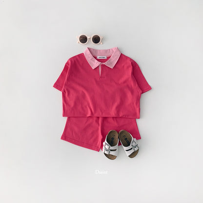 [PRE-ORDER] Ping Pong Collar Top Bottom Set