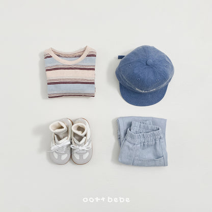 Breeze Layered T-Shirts [Grey/Yellow/M(3-4yr)]