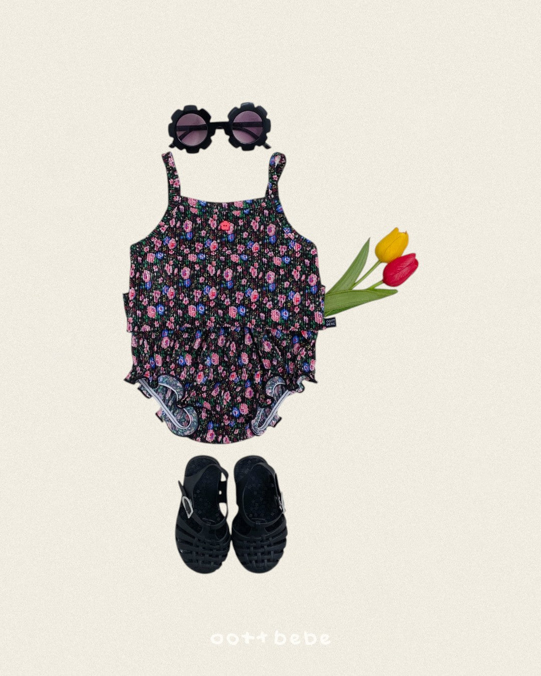 [PRE-ORDER] Flower Pleats Baby Set