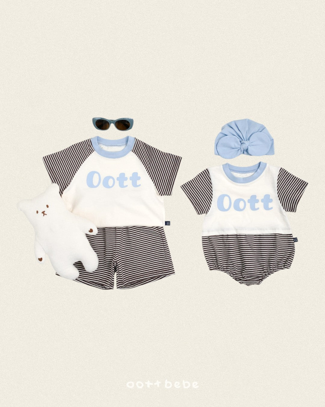 [PRE-ORDER] OOTT Stripe Top Bottom Set