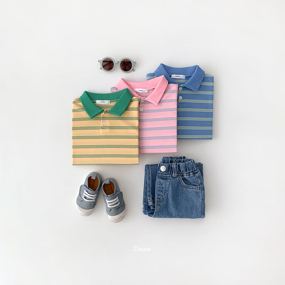 [PRE-ORDER] Three Line Collar T-Shirts