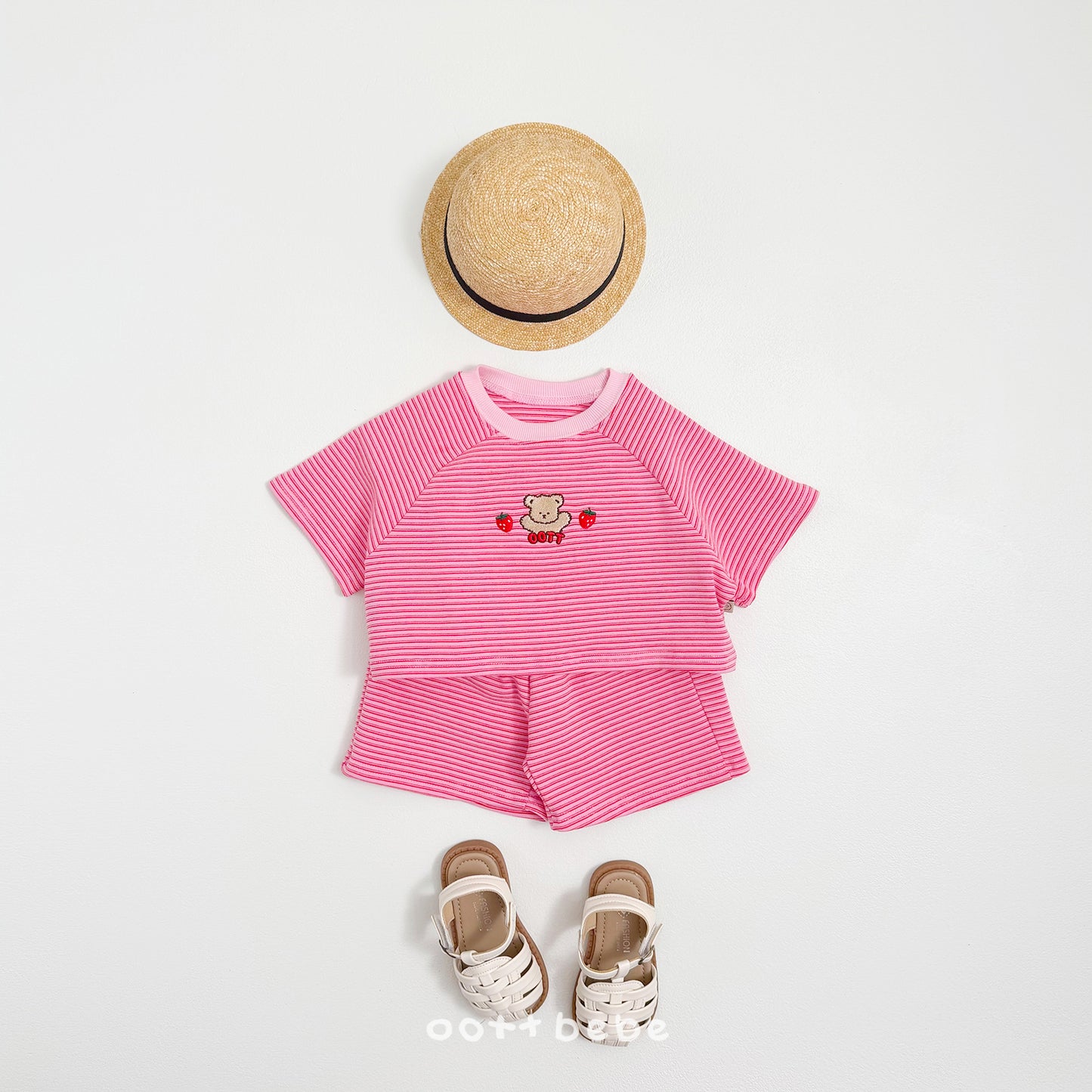 [PRE-ORDER] Strawberry Choco Top Bottom Set