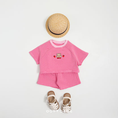 [PRE-ORDER] Strawberry Choco Top Bottom Set