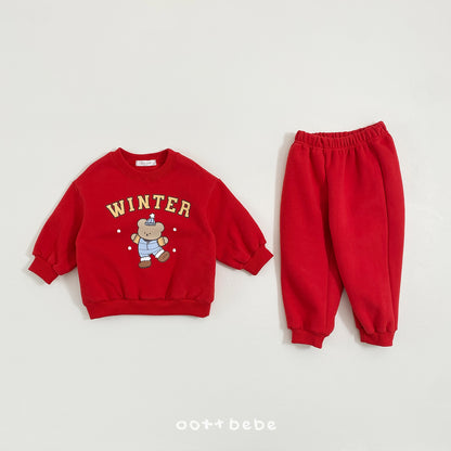 [PRE-ORDER] Winter Bear Top Bottom Set