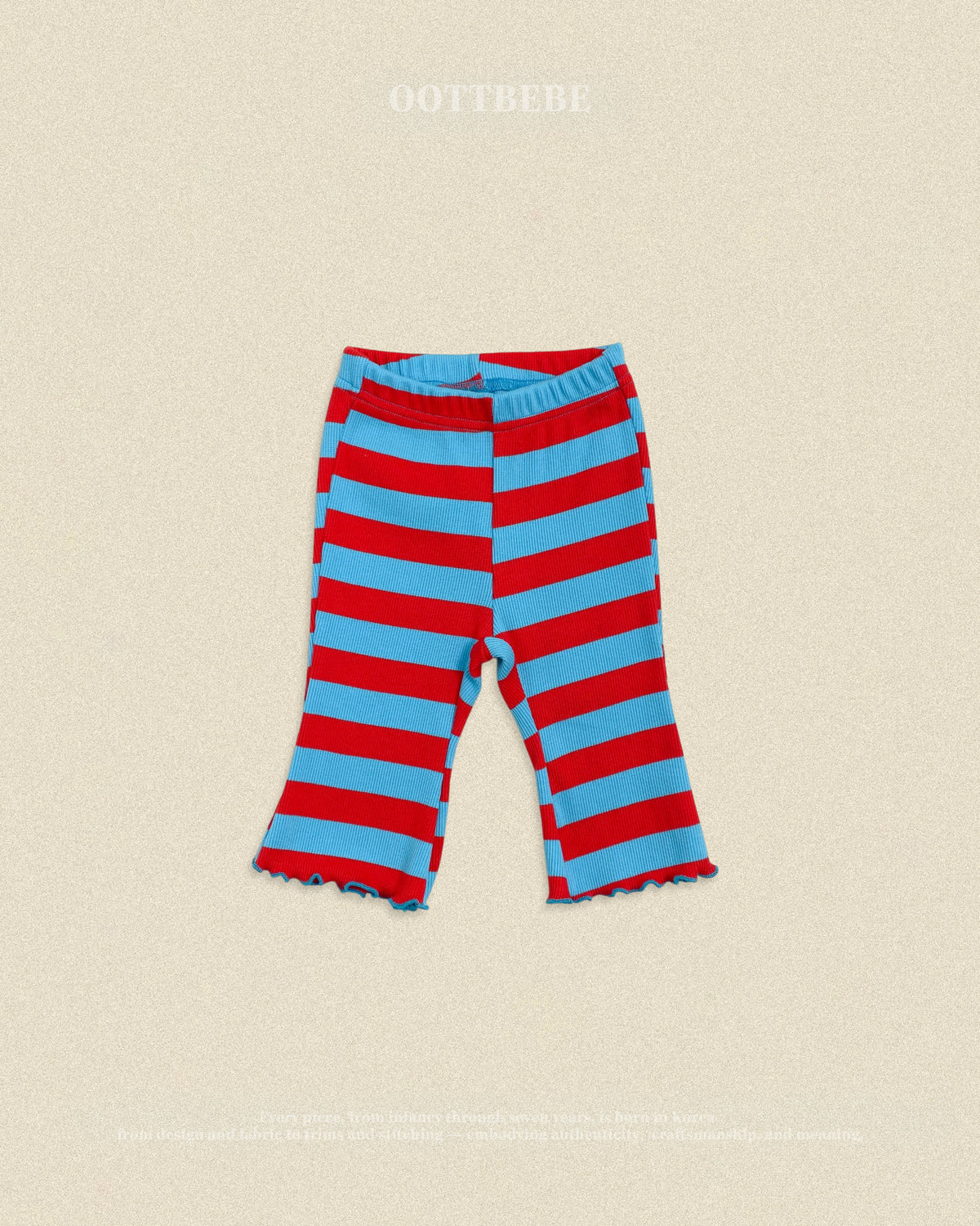 [PRE-ORDER] Kitsch Pop Ribbed Boot-Cut Pants