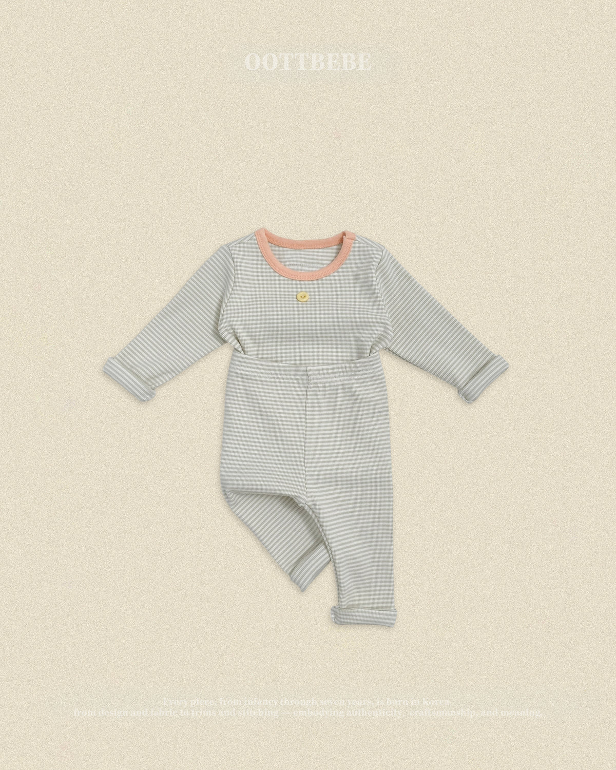 Vanilla Latte Home Wear Set [Blue/Yellow/XL(4-5yr)]