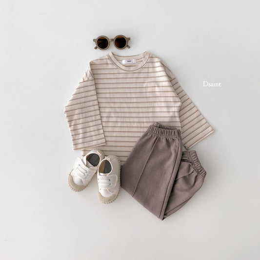 Every Day Pin-Tuck Pants [Mocha/7/M(3-4yr), 9/L(4-5yr)]