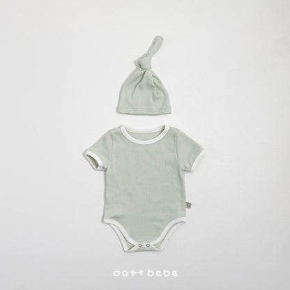 [PRE-ORDER] French Eyelet Body Suit + Bonnet Set