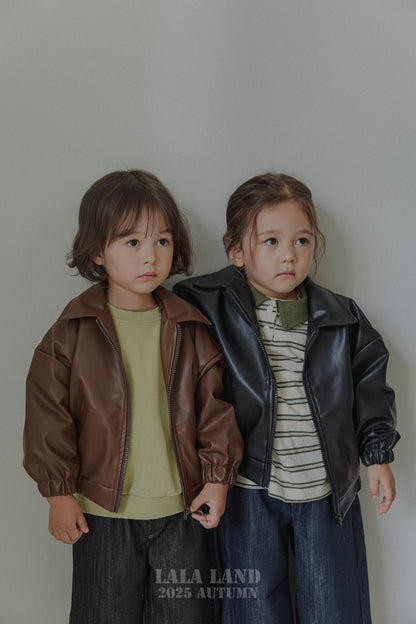 [PRE-ORDER] Faux Leather Jumper