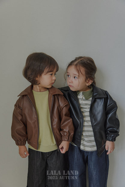 [PRE-ORDER] Faux Leather Jumper