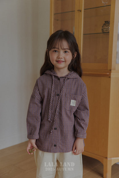[PRE-ORDER] Hoodie Check Shirts