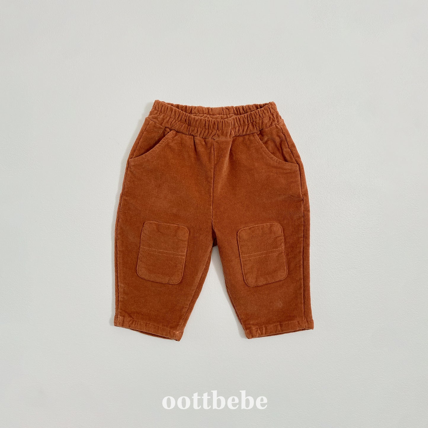 [PRE-ORDER] Corduroy Round Patch Pants