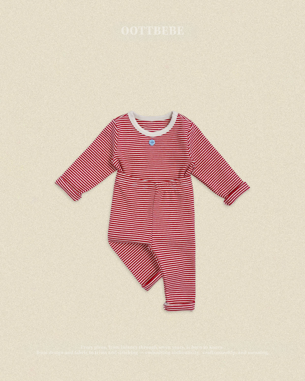 Vanilla Latte Home Wear Set [Blue/Yellow/XL(4-5yr)]