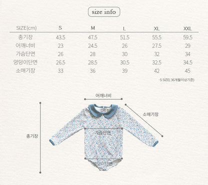 [PRE-ORDER] Sweet Collar Rash Guard Suit