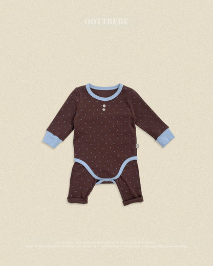 [PRE-ORDER] Shushu Dot Body Suit + Leggings Set