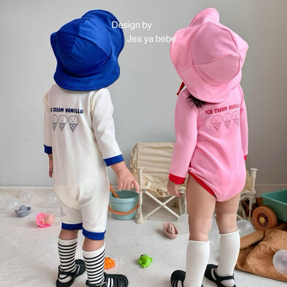 [PRE-ORDER] Vanilla Swim Suit + Hat Set