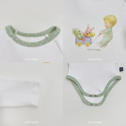 [PRE-ORDER] Custard Cream Body Suit + Leggings Set