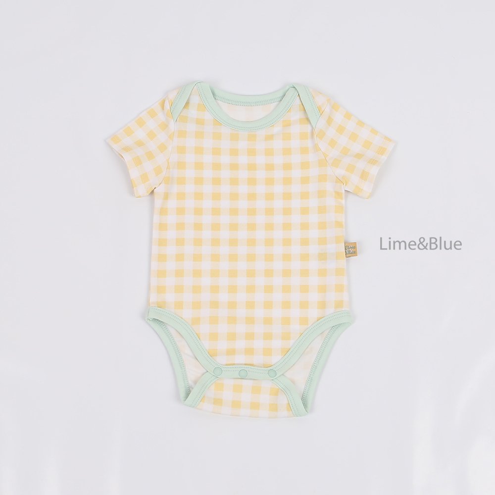 [PRE-ORDER] Summer Check Check Body Suit